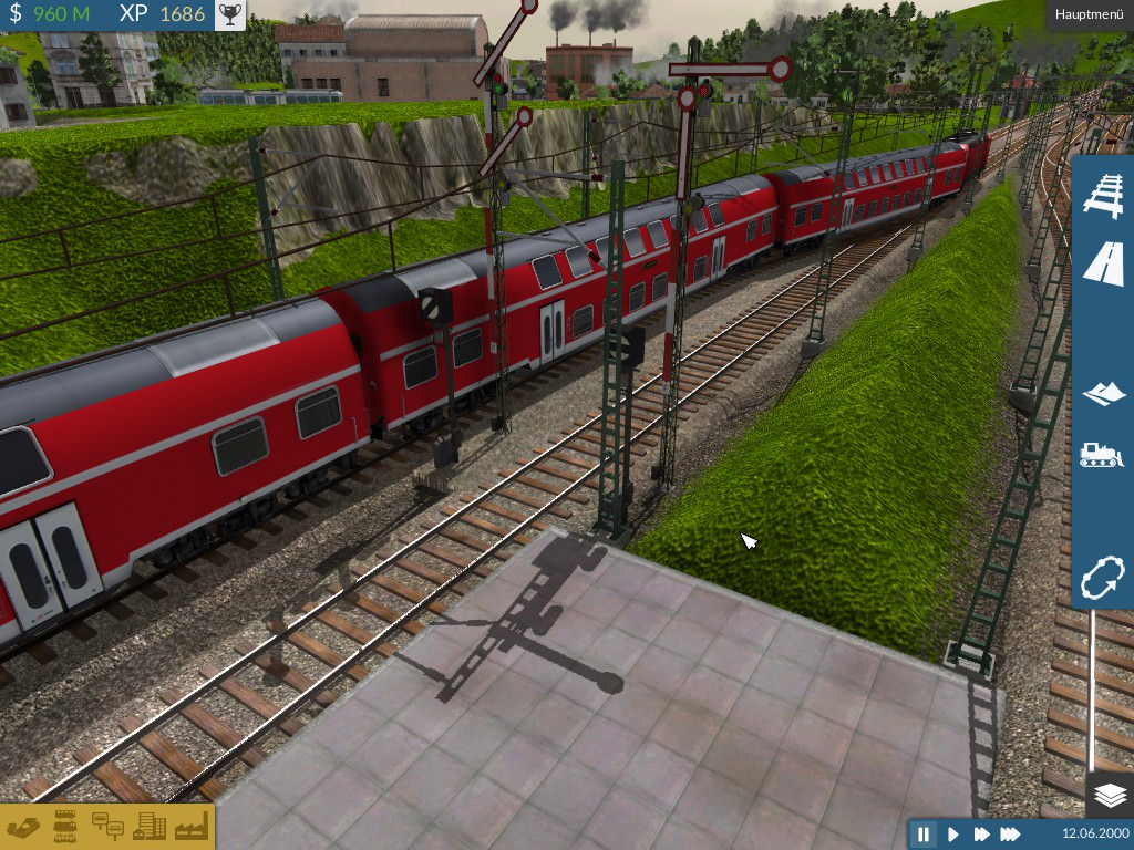 BR 143 bei Ausfahrt aus Rodersdorf Hbf
