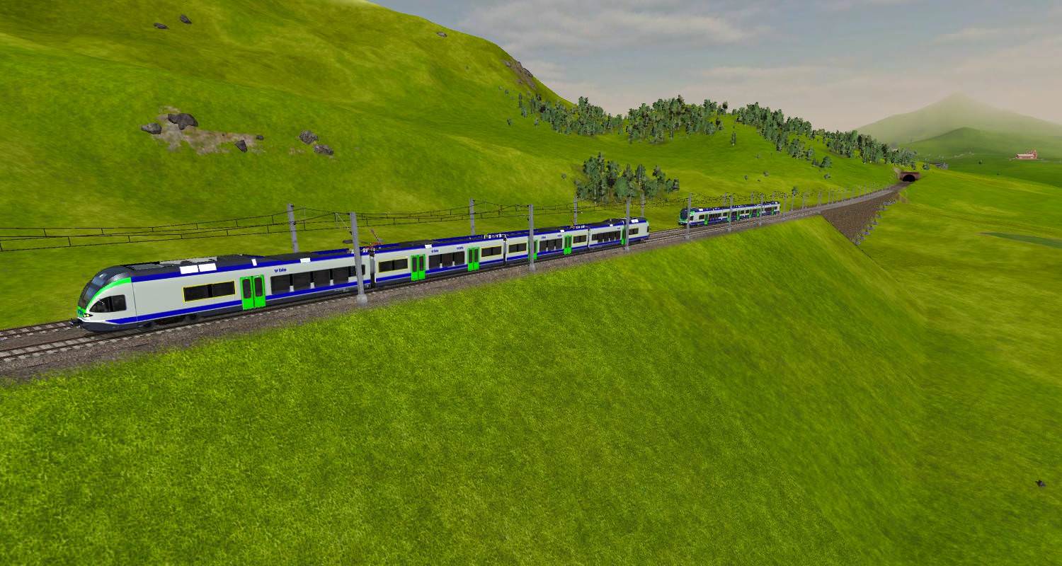 Stadler FLIRT in BLS Bemalung