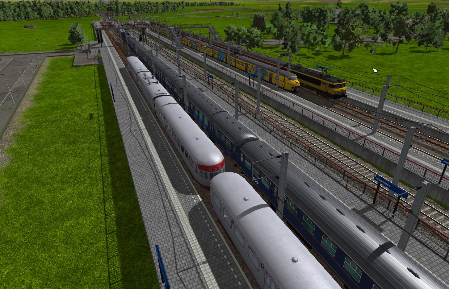 Busy day at the train station