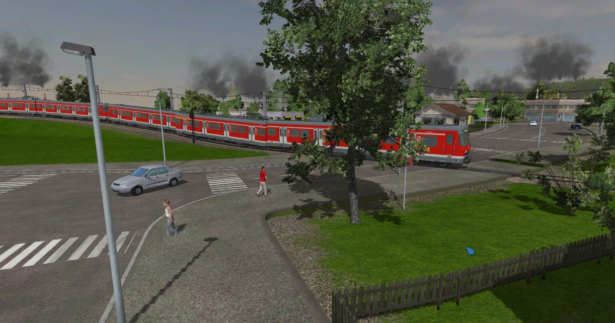 Der Bahnübergang