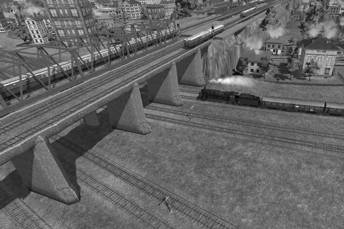 Elektrische Stadtbahn bei Eröffnung