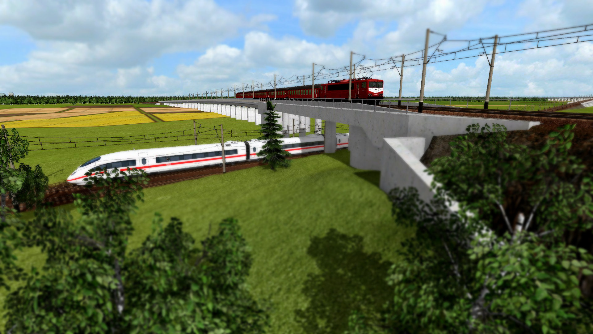 BR 155 und ICE 3 im Grenzverkehr