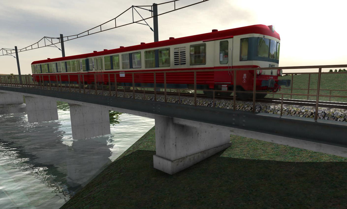 French autorail X4300 "caravelle from 1963 (all graphics high and aa 12x eq, aniso 16X, vsync on, no retouch :D )