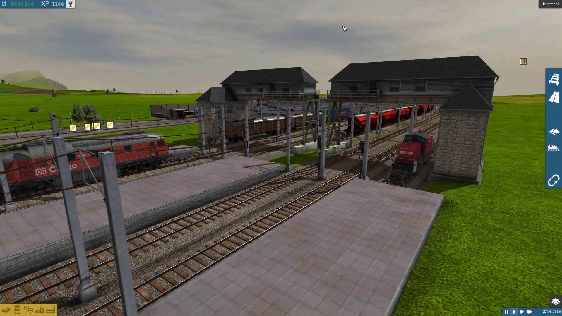 Reges Treiben am Güterbahnhof