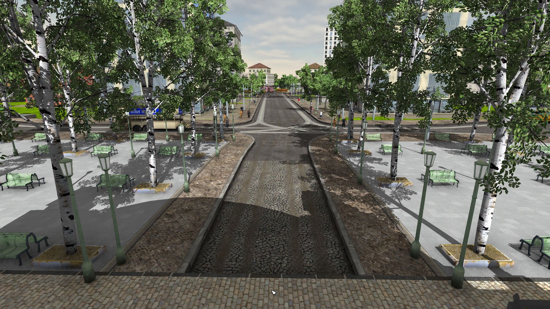 Bahnhofsplatz beim Wiesbadener Hauptbahnhof