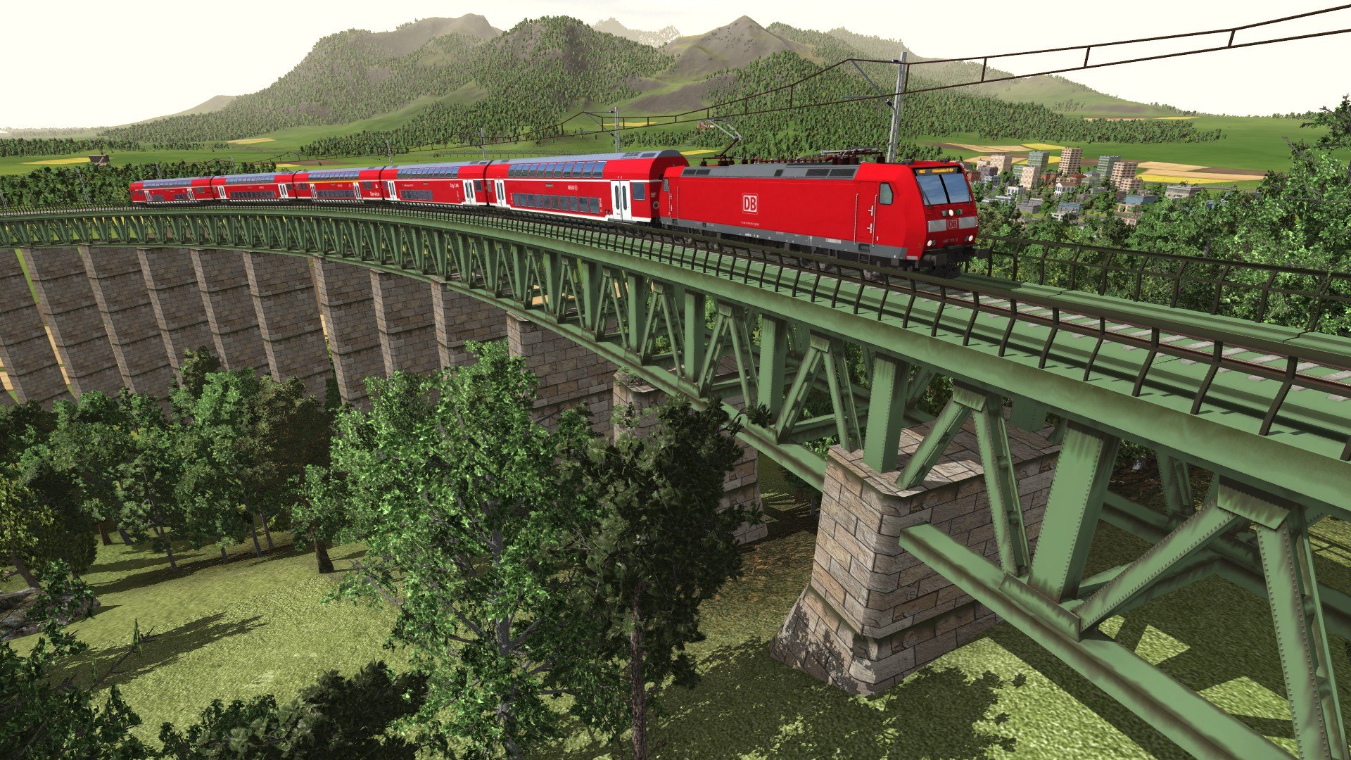 RegioExpress erklimmt den Berg