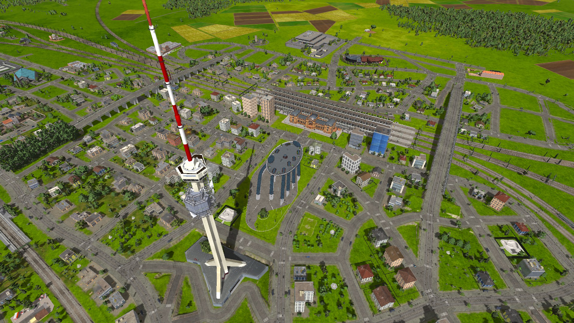 Wassertrüdingen Hauptbahnhof vor dem Umbau