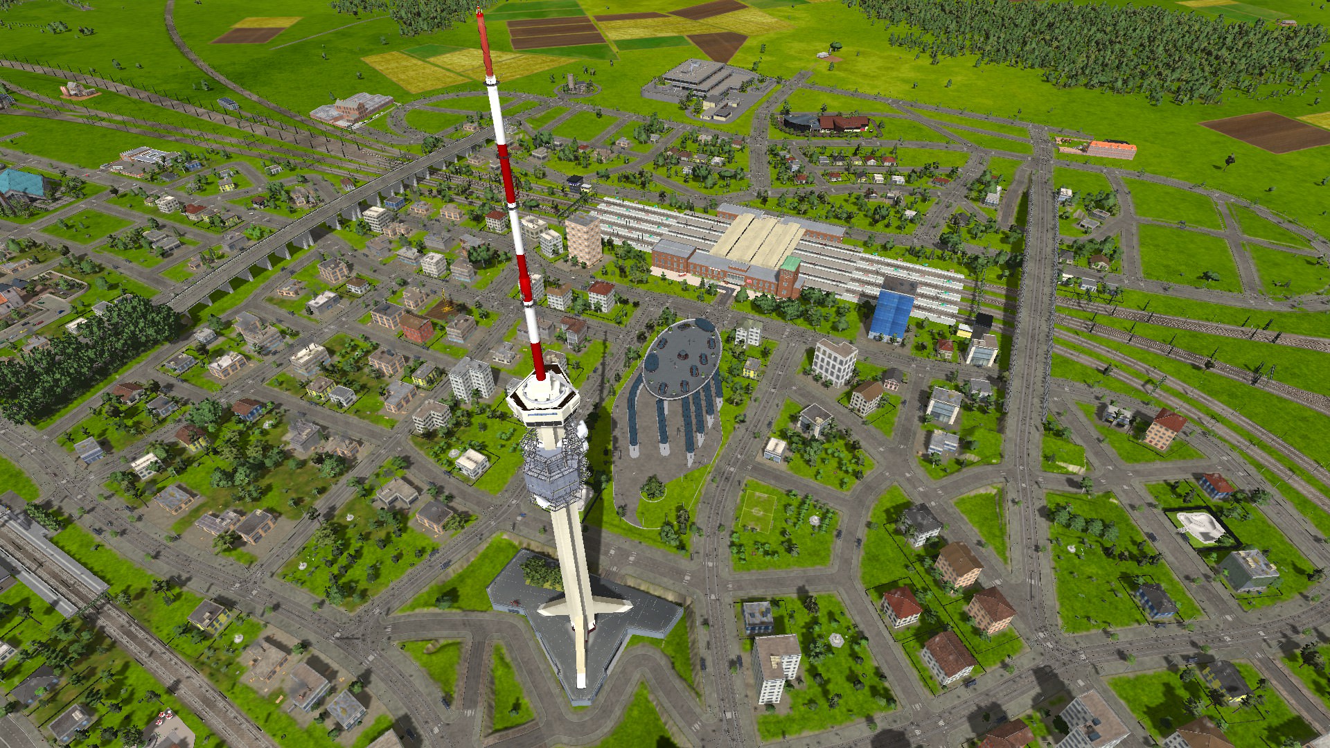 Wassertrüdingen Hauptbahnhof nach dem Umbau