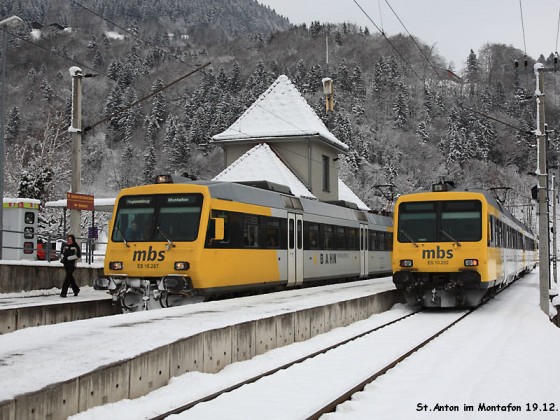 Montafonerbahn in St.Anton im Montafon