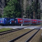 BR 111 020 als RE unterwegs nach Garmisch-Partenkirchen