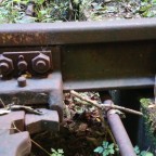 Überreste eines Weichenmotors