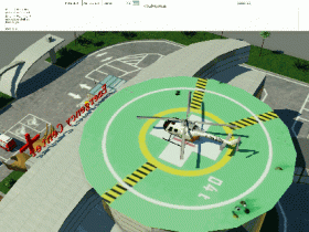 [Hospital for TPF] Dynamic helicopter test completion (asset)