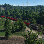 Die Ludmilla unterwegs auf der Nebenbahn