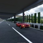 Alfa Spider im Tunnel