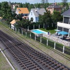 Langsam wird es warm genug, um den neuen Pool auszuprobieren