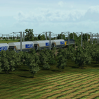 Biomass train for Drax power station.
