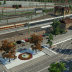 S-Bahn Haltestelle vor dem Hbf