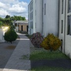 Einfahrt des Stadparkhauses am Forstacker