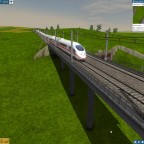 Inter City Express auf der SFS Dieben <> Bad Schneid (Vmax 240Km/h)