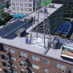 Neuer Sendemast im Wohnviertel