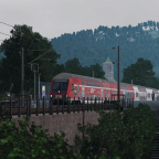 RB41 bei der Ausfahrt in Bergbeuren-Weißenbrunn...