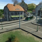 Erste Tramlinie durch Maria Leunam