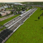 Modernisierter S-bahnhof Hohenberg ost.