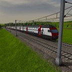 Railjet Taurus mit Schweizer Wagen im Nirgenswo