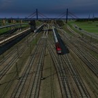 Leipzig Hauptbahnhof, Nordausfahrt mit 4 Spurigen Überführungsbauwerk