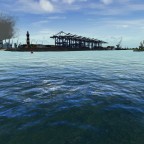 Anfahrt auf den Containerhafen