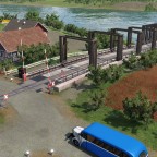 Die Schiffsbrücke von Furth