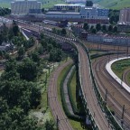 Rangierbahnhof Ausfahrt Richtung Stuttgart