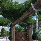 Ein Versuch eine Pergola zu bauen