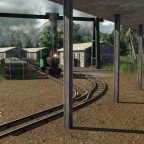 TPF2 Feldbahn fährt im Industriegelände "Wald"