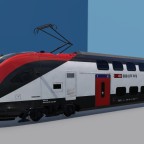 Restaurant, Familien Wagen und 1. Klasse im Dosto der SBB