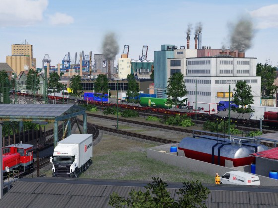 Betriebswerk der Hafenbahn