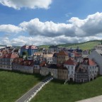 Die Dichte nimmt zu. Zofingen von Westen her.
