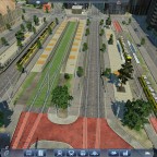 Entstehung einer Stadt Tram und Bus