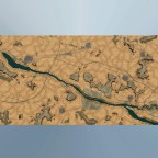 Desert/Canyon Karte von oben