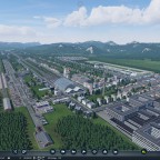 Ansicht der ersten Stadt
