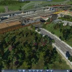 Güterbahnhof am Stadtrand