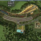 Die Station Blick von oben