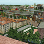 Blick auf den südlichenTeil der Stadt