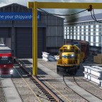 Well, the special railway line of the shipyard is officially opened~