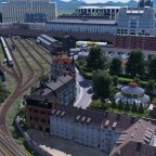 Ulm das Stadtviertel rund um die Abstellanlage Ostbahnhof 1