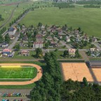 Dorf mit Sportangebot