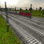 Getreide Zug mit einer BR 185
