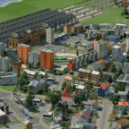 Hauptstadt aus dem Heli