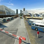 Bus Abstellzone zwischen Metrohub und Centralstation