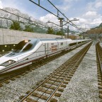 RENFE – Serie 102 (AVE S-102), conocido popularmente como “el Pato” por la forma característica de su nariz.